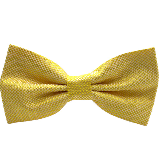 Light Yellow Tie with Adjustable Strap -Reversible