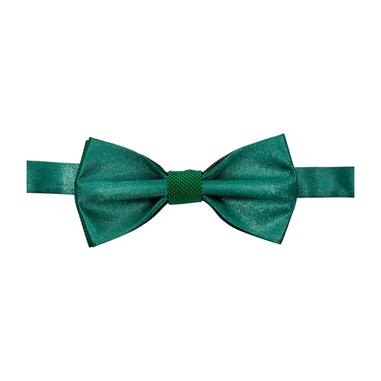 Green Bow Tie with Adjustable Strap-Reversible Model