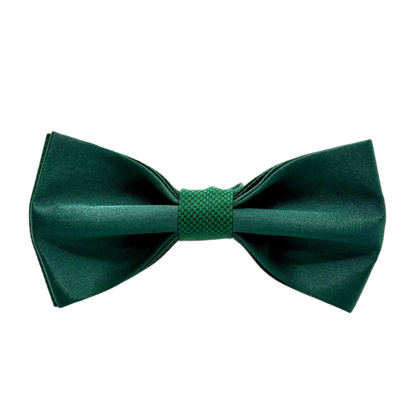 Green Bow Tie with Adjustable Strap-Reversible Model