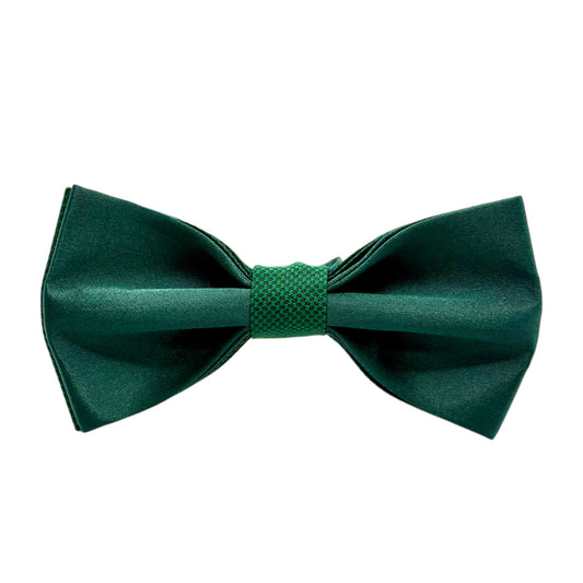 Green Bow Tie with Adjustable Strap-Reversible Model