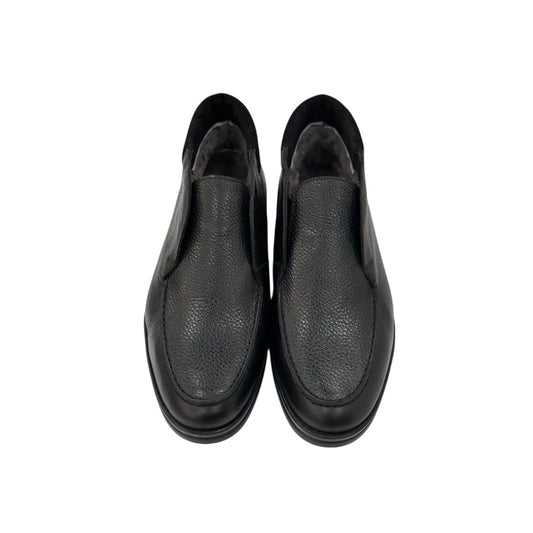 Black Istanbul Fashion by Raad Fury Ankle Boots with Unique Leather-B5449