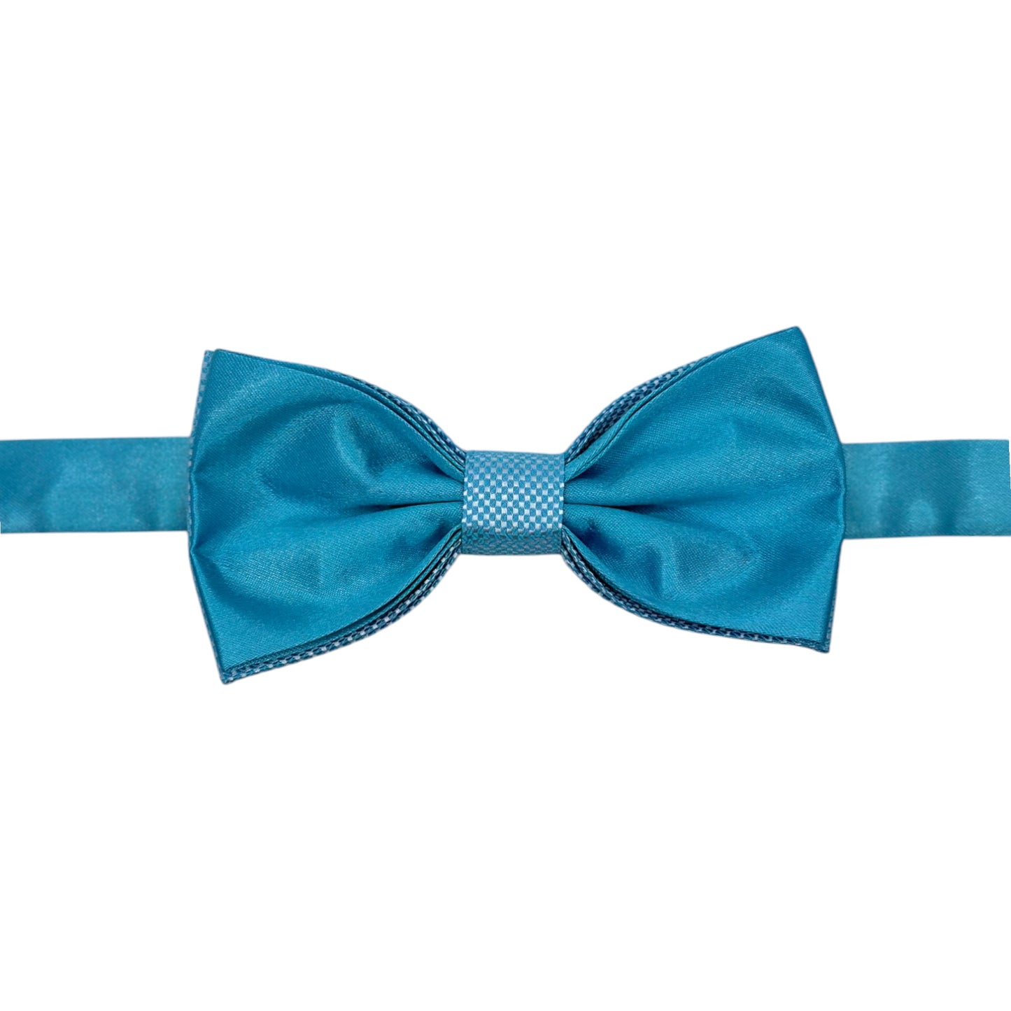 Vibrant Blue Tie with Adjustable Strap - Reversible