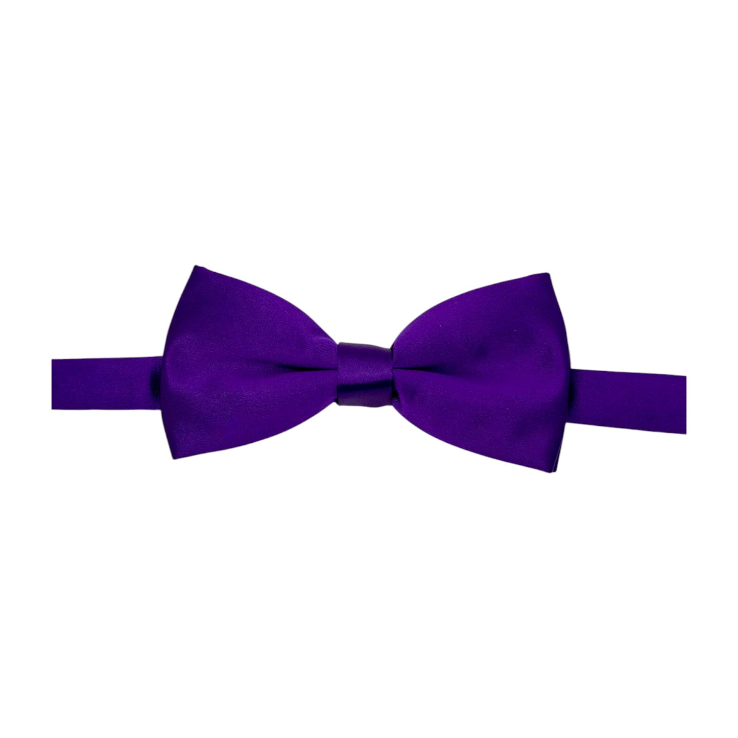 Purple Bow Tie with Adjustable Strap  Silky