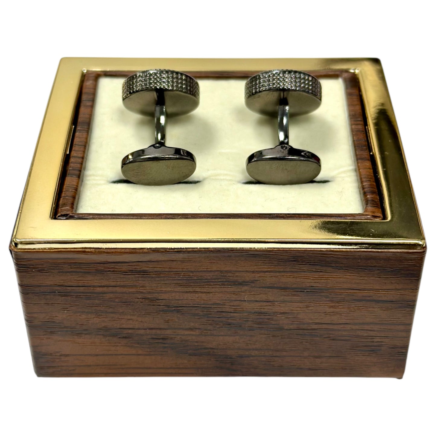Elegant Detailing of Silver, Champagne and Chrome- Istanbul Fashion Cufflinks - 37