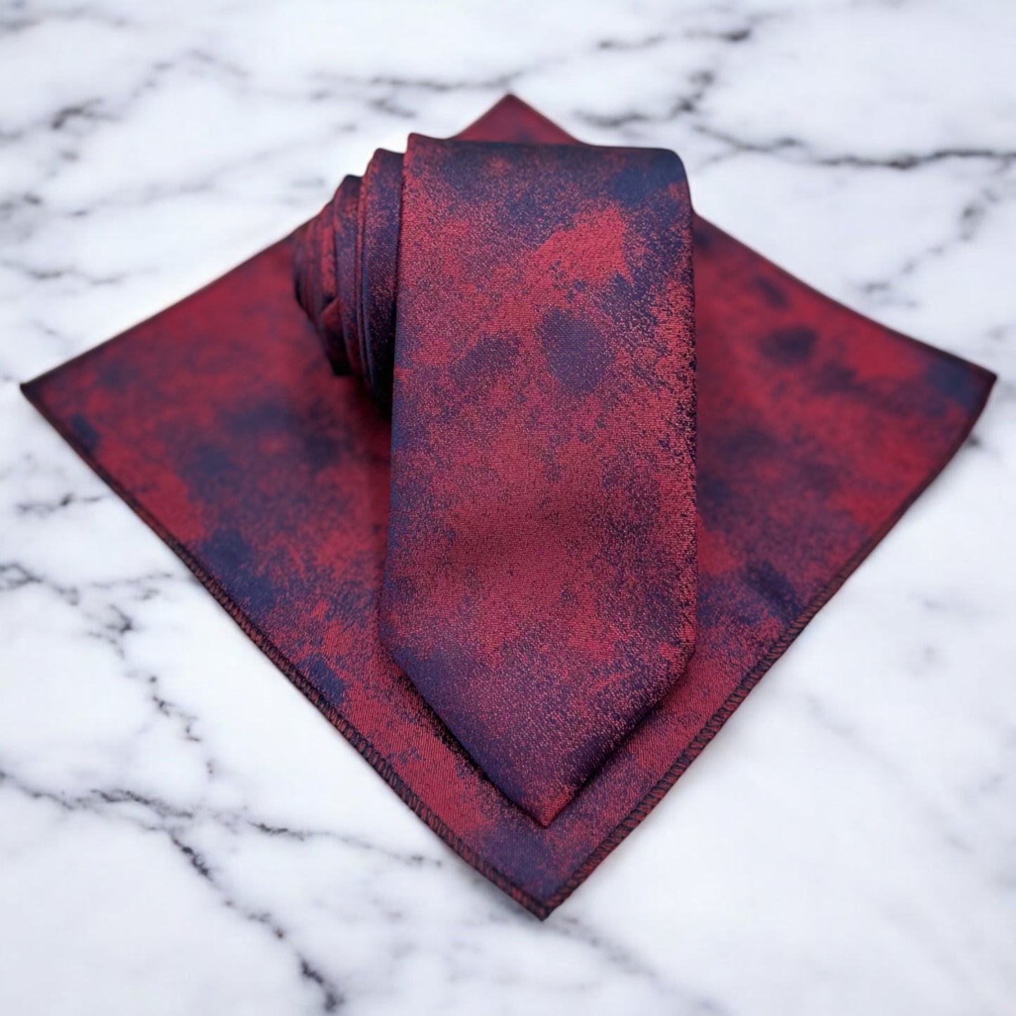 Red and Blue comination  -Istanbul Fashion Tie - Classic Wide