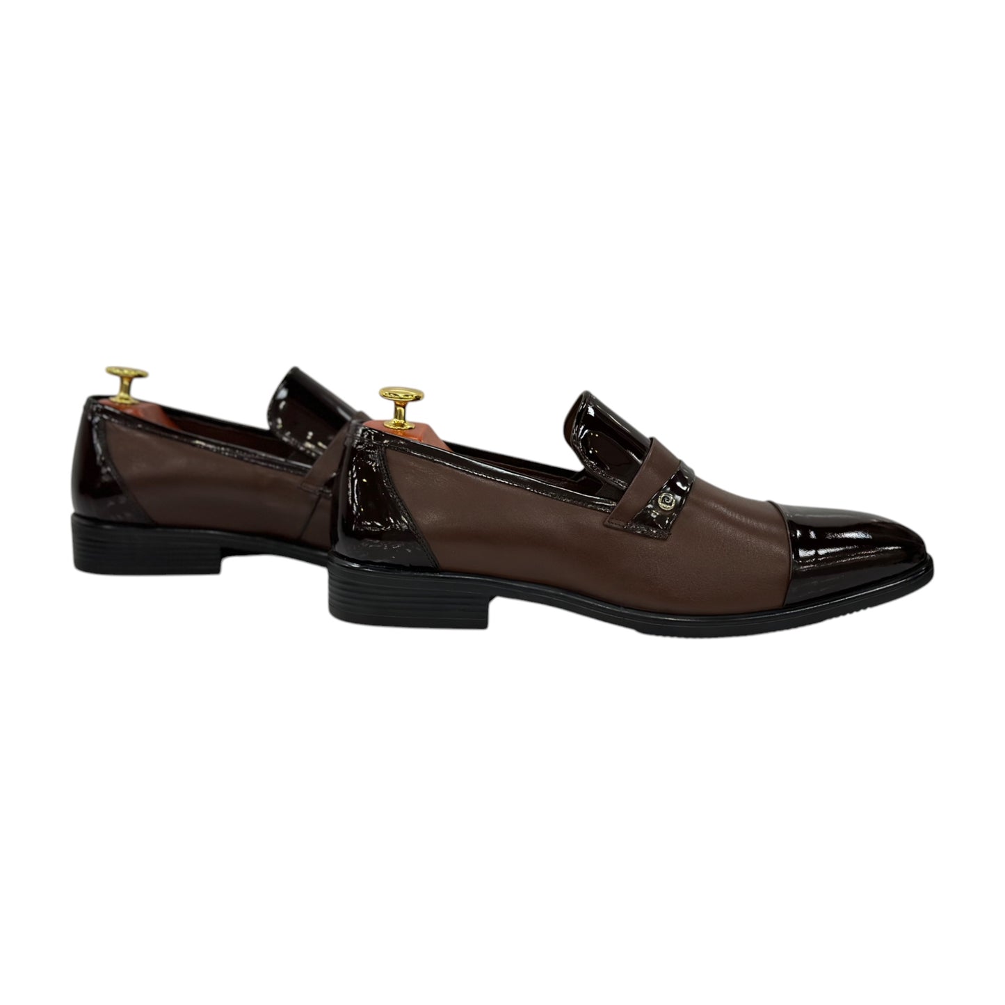 Brown Dress Shoes , Leather with Classy Details - 120501