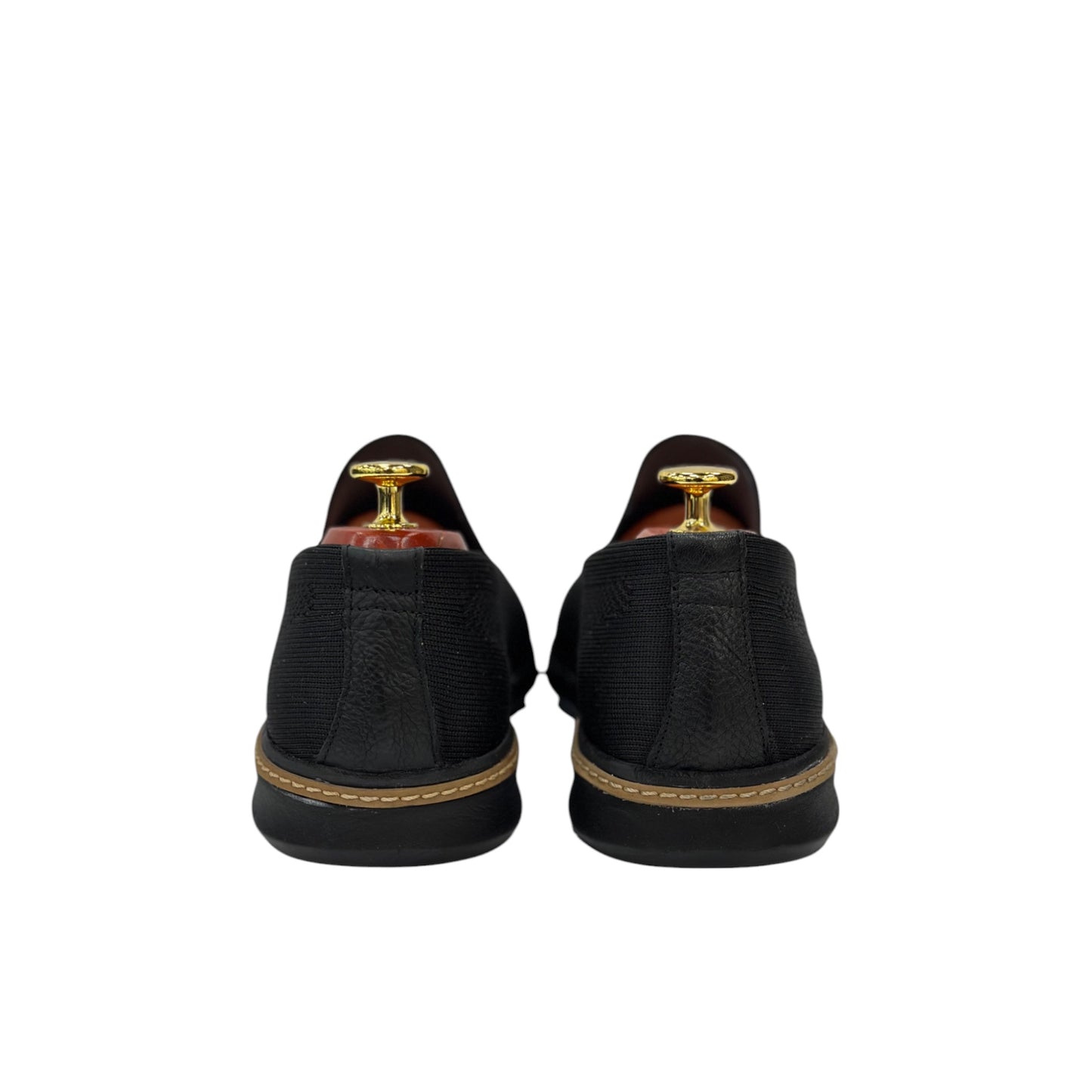 Black Fabric Sneakers-Water resistant Outer Fabric - Lightweight - 305-100-1