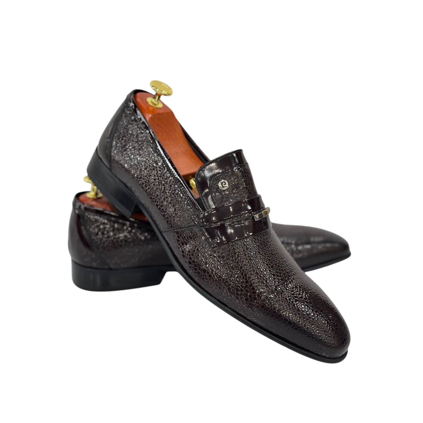 Dark Wine Burgundy Shiny Finish-Dress Shoes-120514