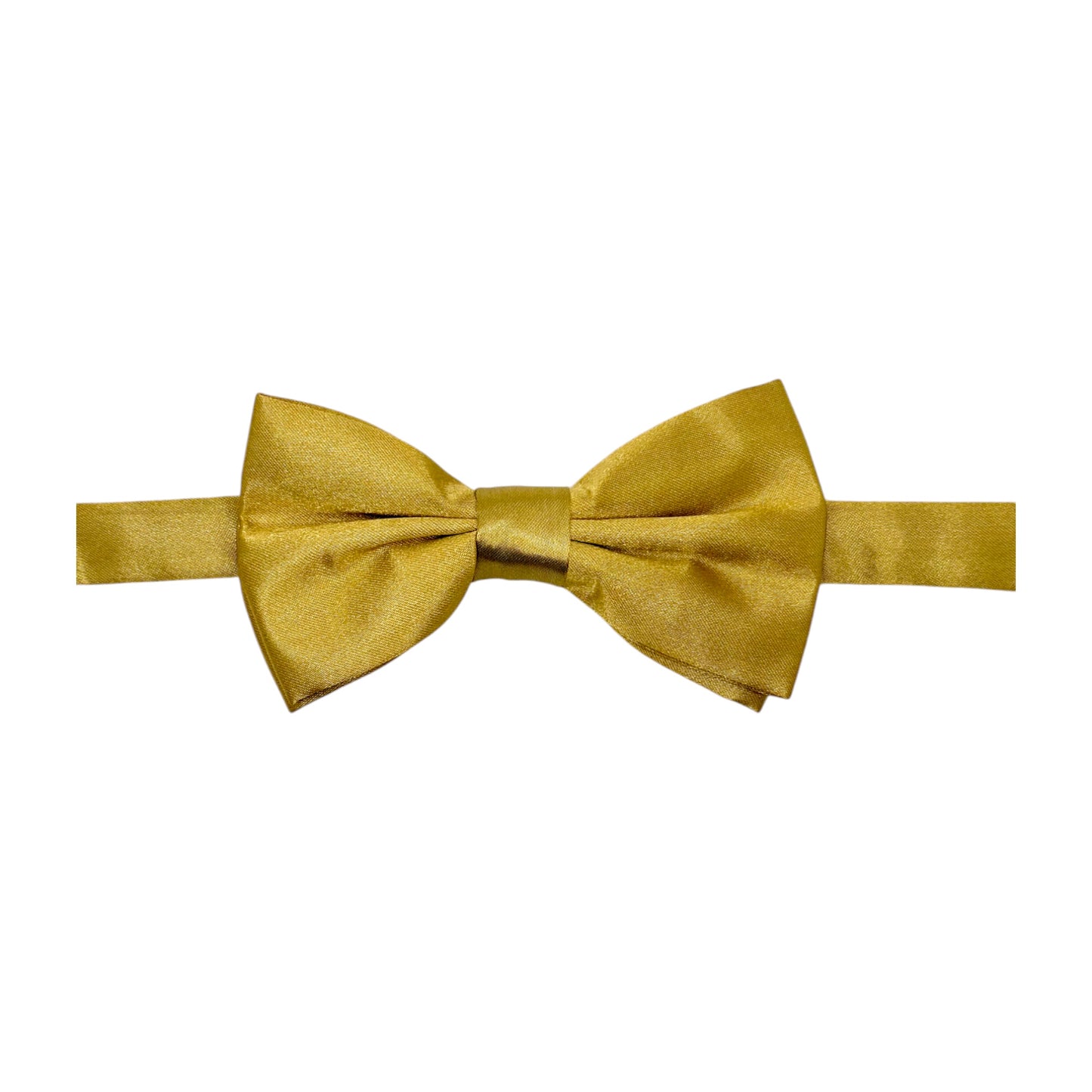 Gold Bow Tie with Adjustable Strap Silky