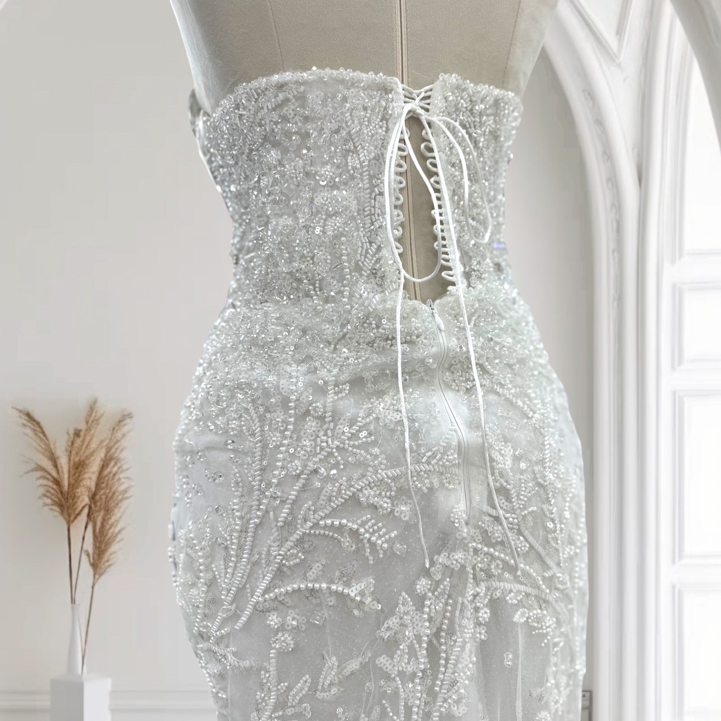 Customized Wedding Gown - Snow White - Detailed with Rhinestones and Crystallize Beading