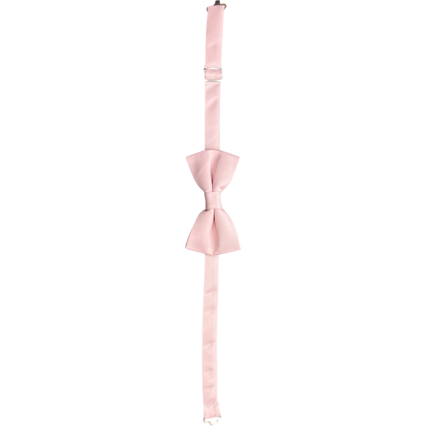 Satin Light Dusty Pink Tie with Adjustable Strap