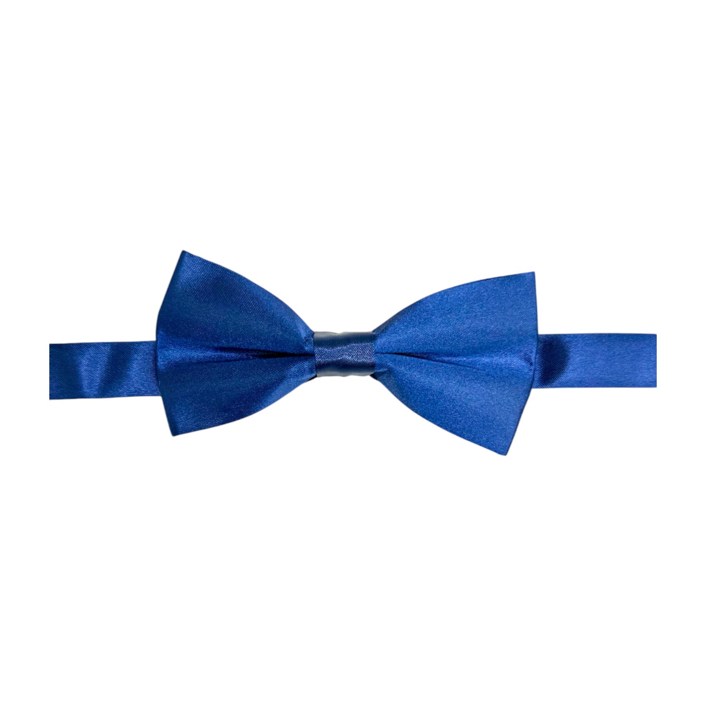 Navy Blue Bow Tie with Adjustable Strap Silky