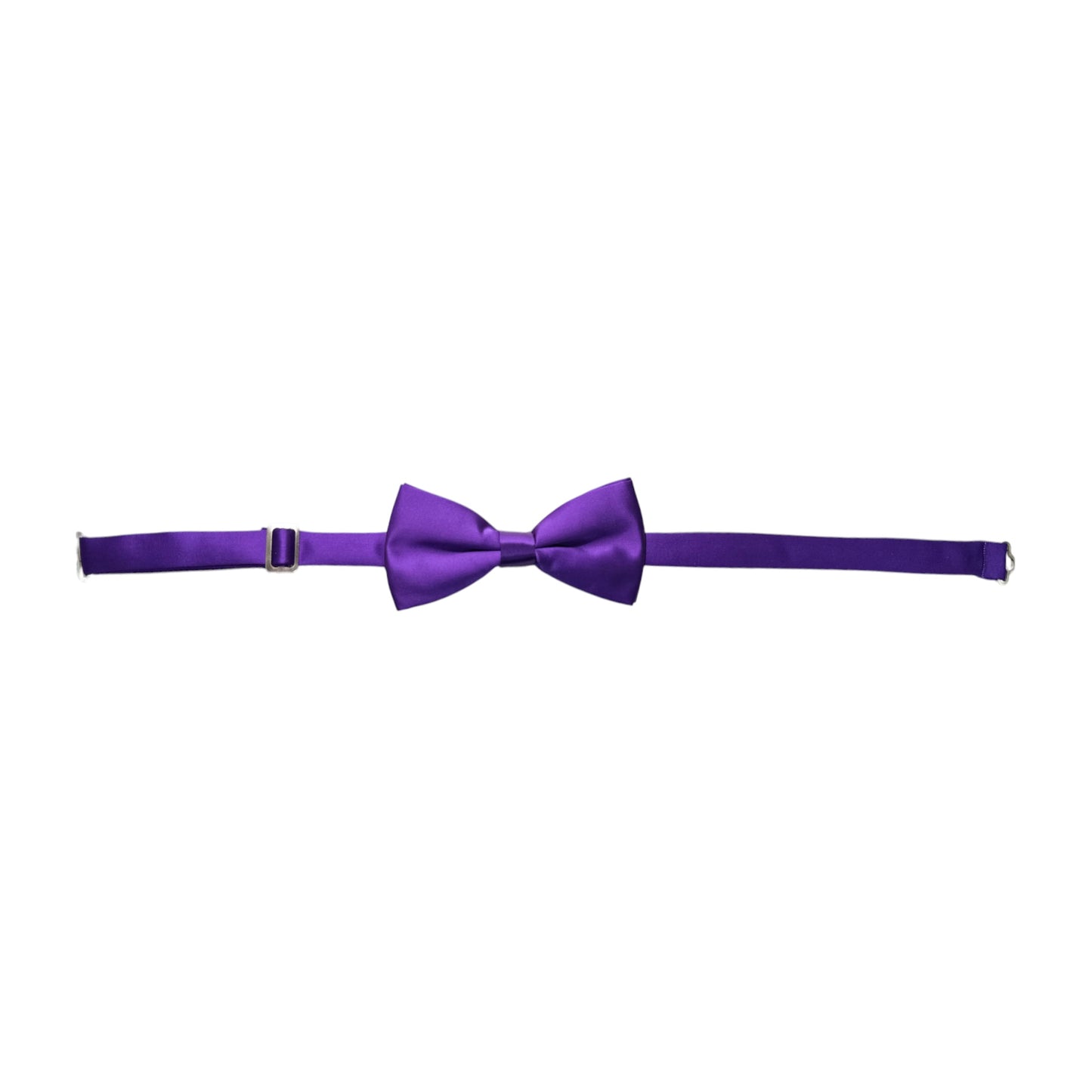 Purple Bow Tie with Adjustable Strap  Silky