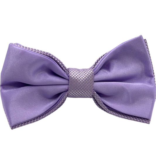 Reversible Lilac Purple Tie with Adjustable Strap