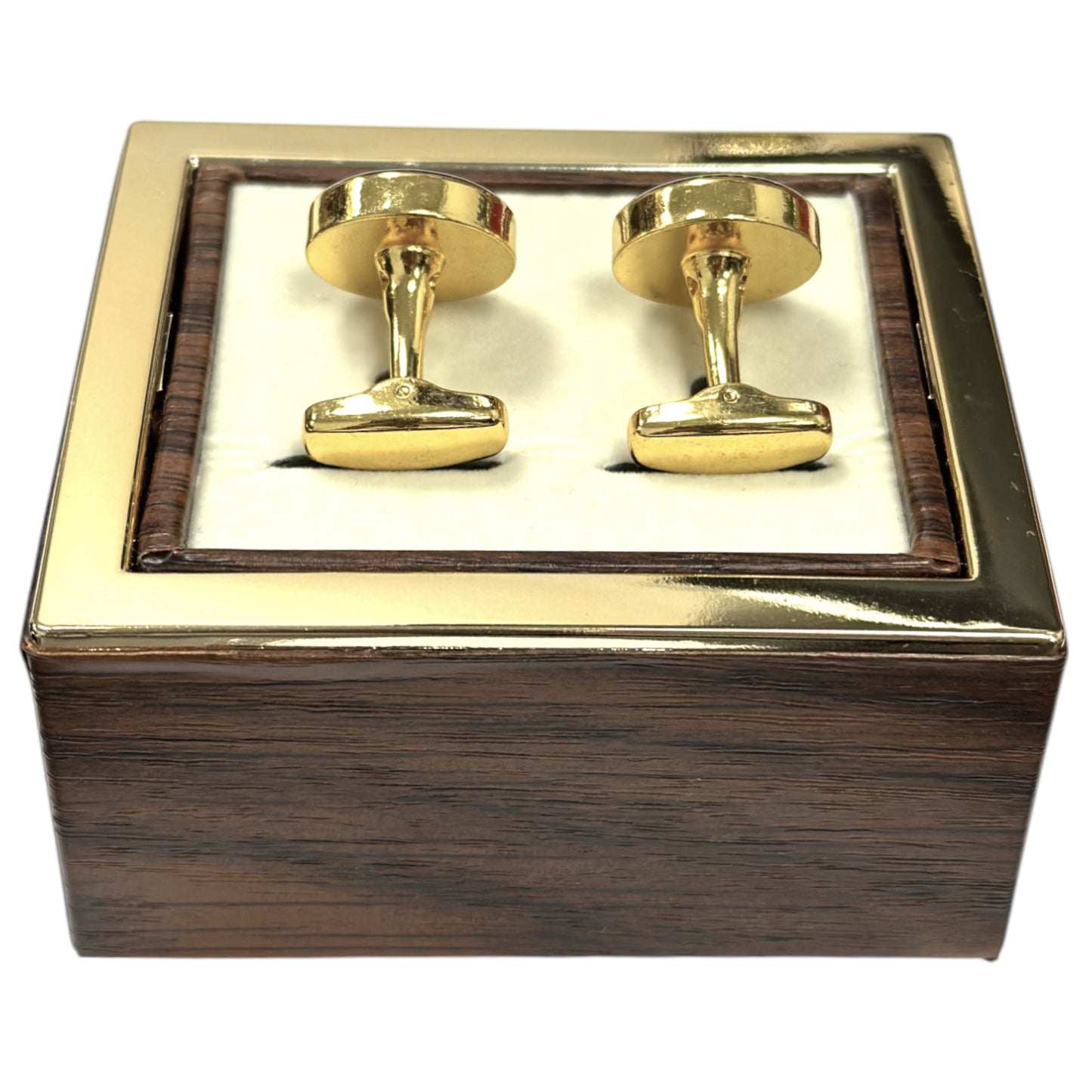 Luxury Gold Details with Diamonds and Black Interior  - Istanbul Fashion Cufflinks - 43