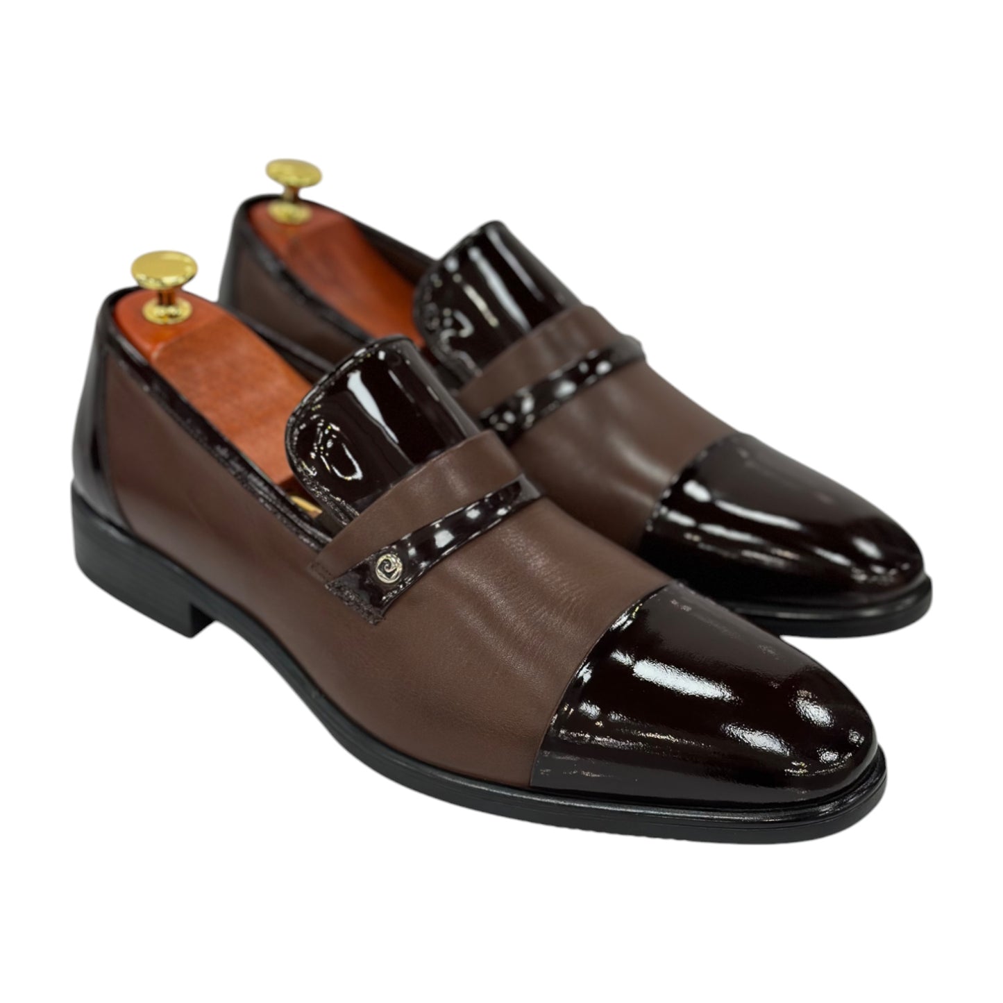Brown Dress Shoes , Leather with Classy Details - 120501