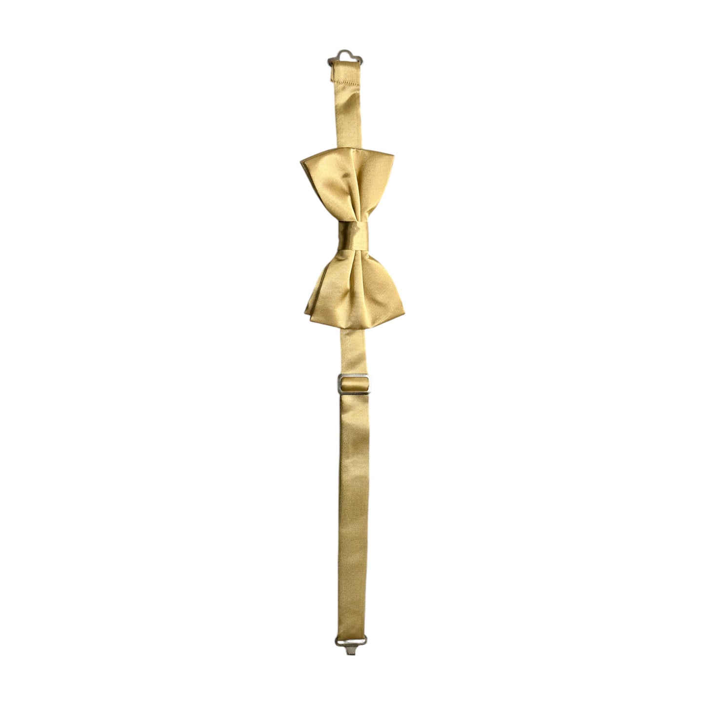 Gold Bow Tie with Adjustable Strap Silky
