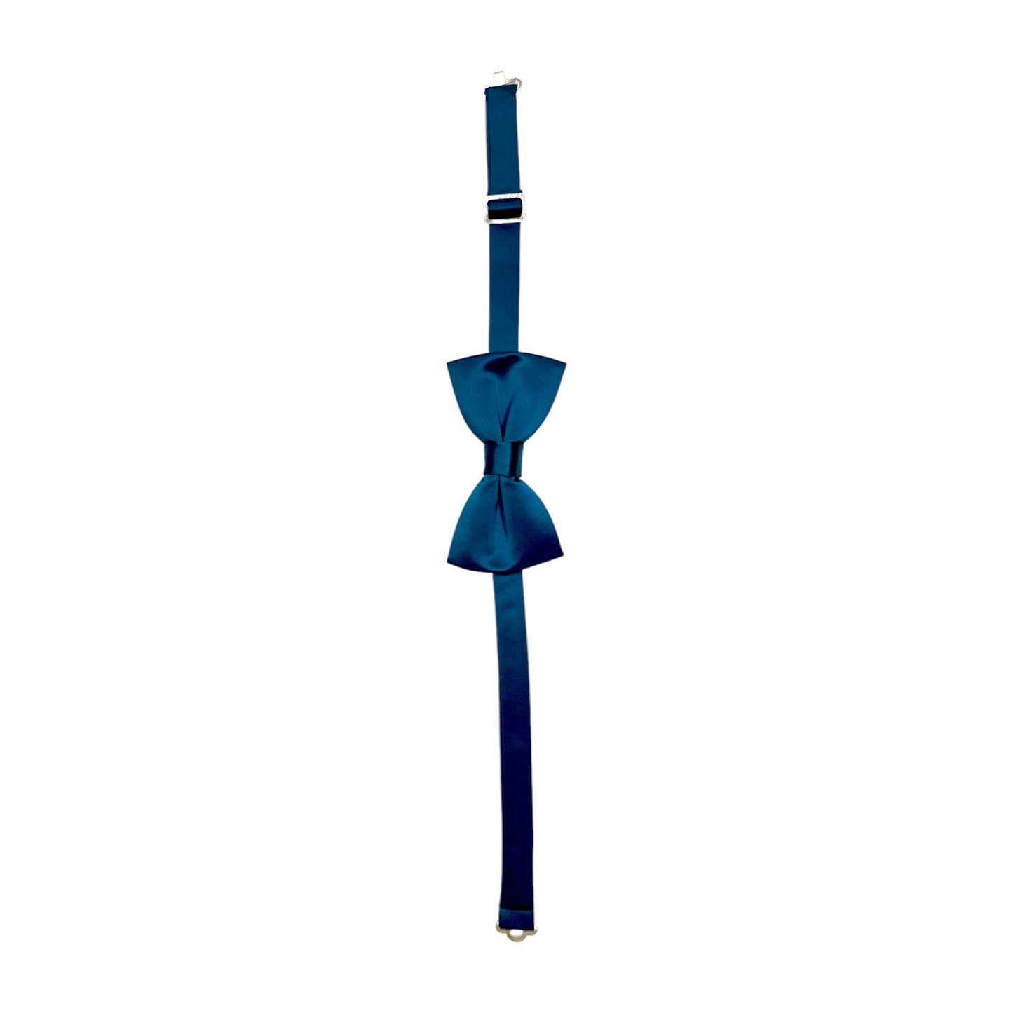 Sapphire Blue Bow Tie with Adjustable Strap  Silky