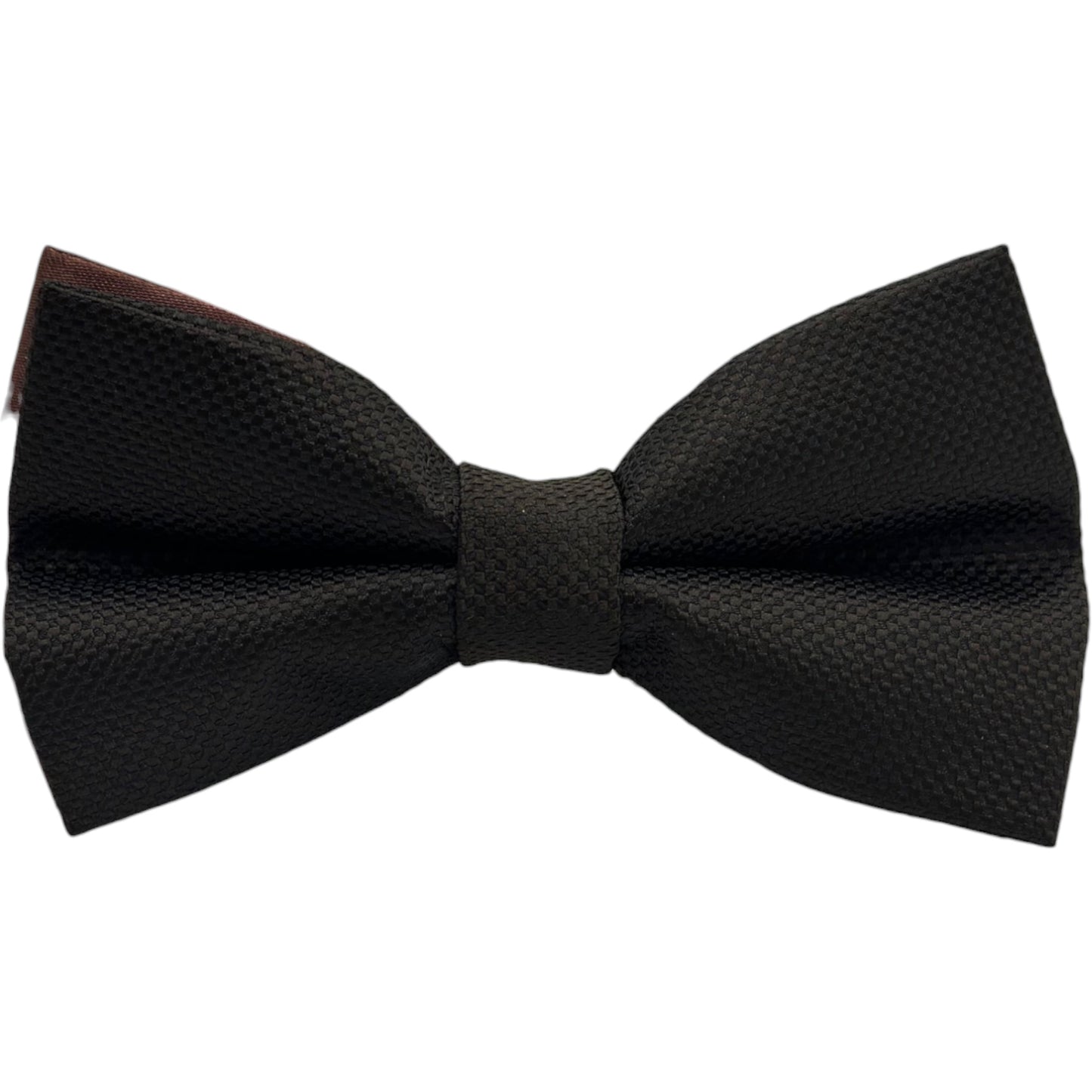 Contrasted Darkest Brown and Light Brown Tie with Adjustable Strap -Reversible
