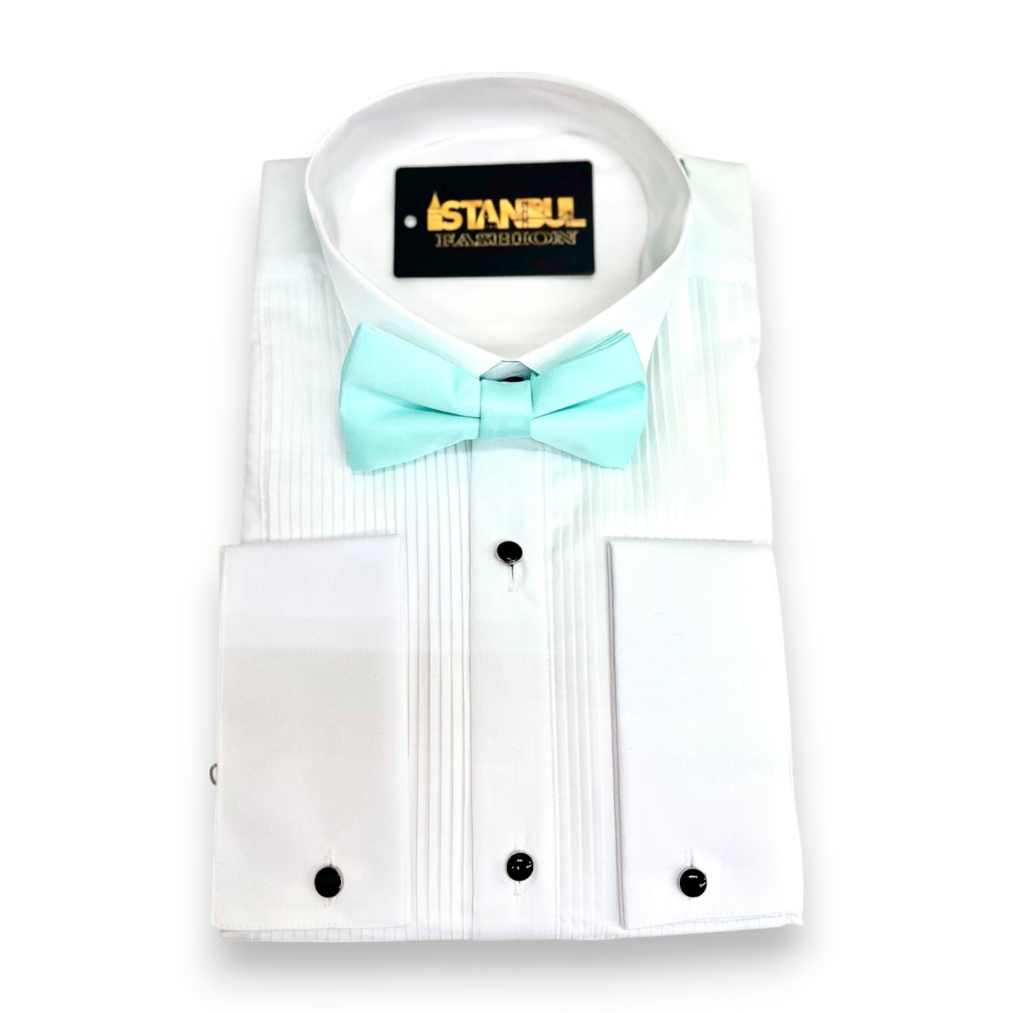Lightest Mint Bow Tie with Adjustable Strap Silky