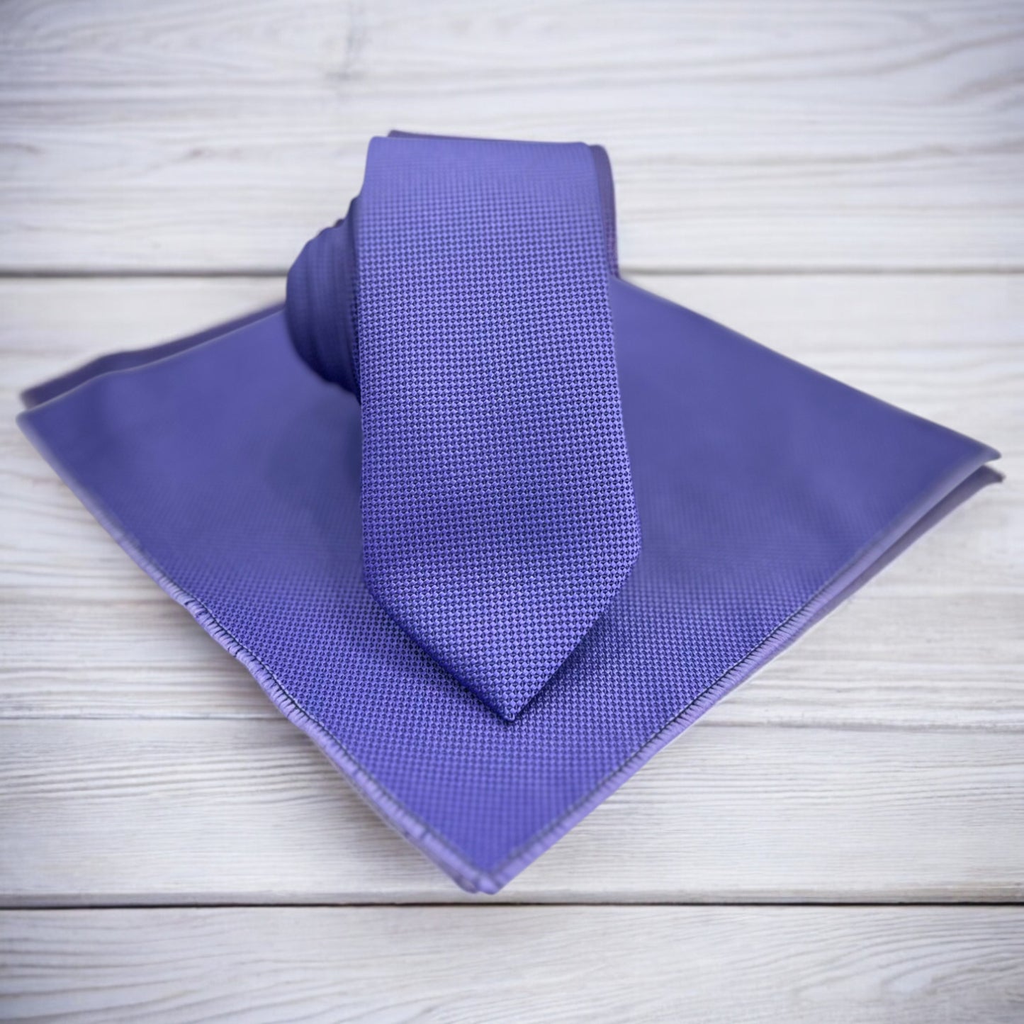 Classic Purple - Istanbul Fashion Slim Tie, Textured Fabric
