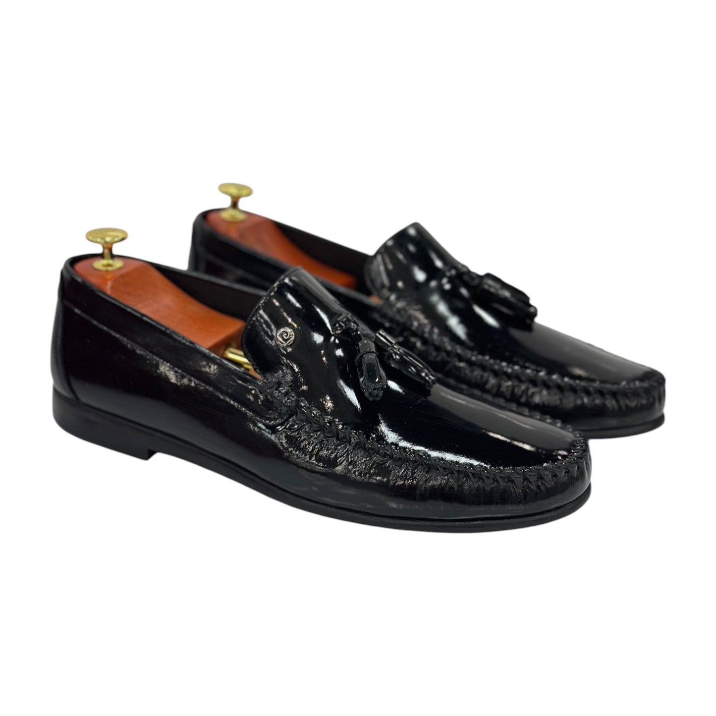 Black Slip On -Shiny Finish-Black Details-2574