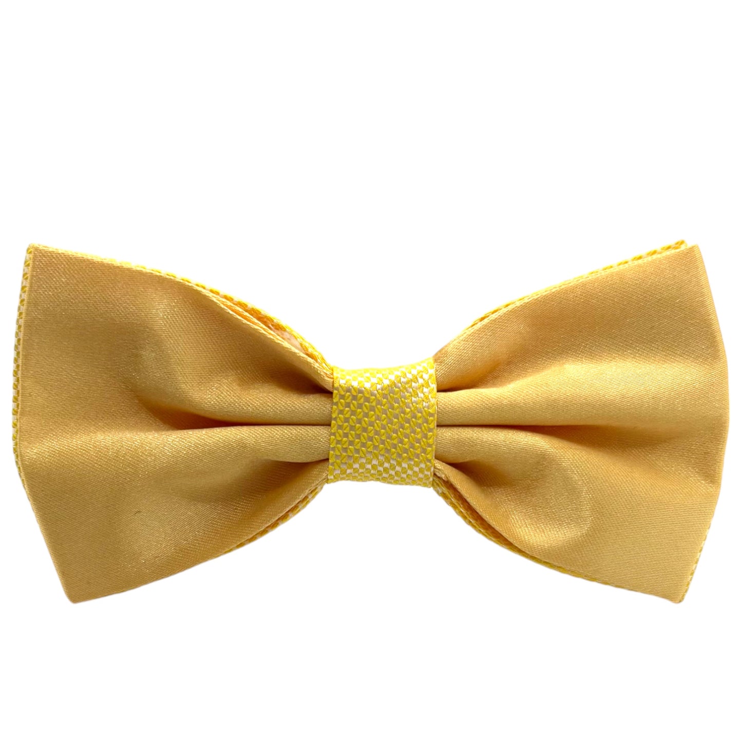 Light Yellow Tie with Adjustable Strap -Reversible