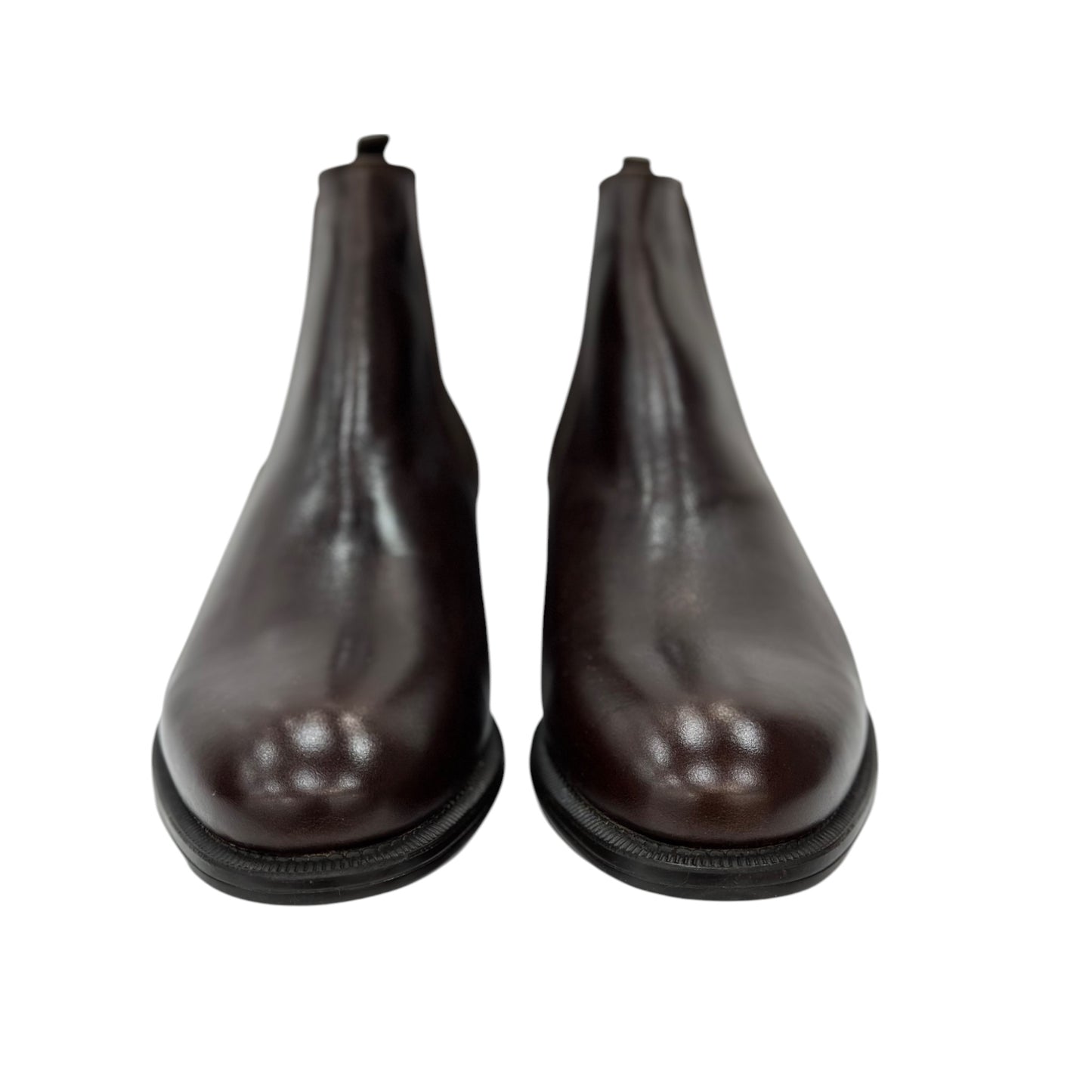 Chocolate Brown-Ankle Boots-Made with Highest Quality Leather-Detailed sides-77 B7158