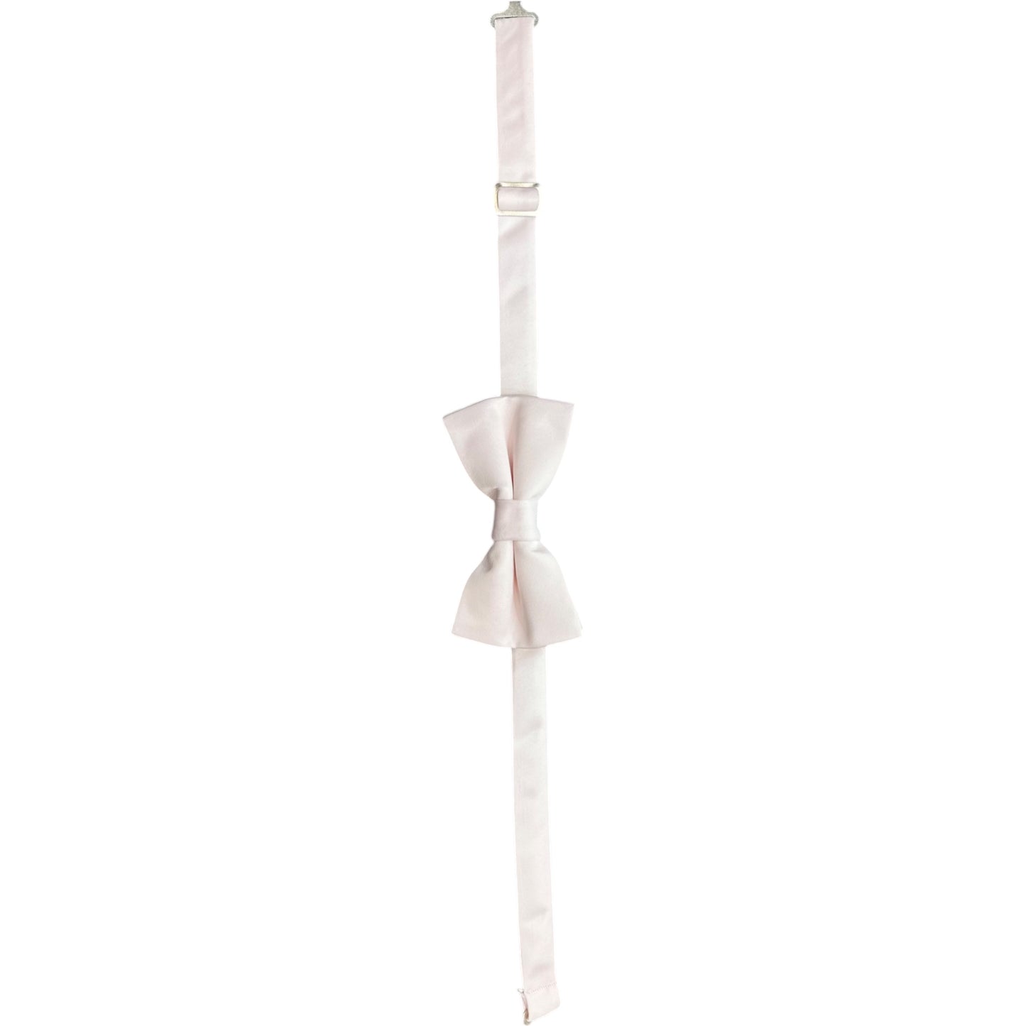 Naked Cream Blush Satin  Tie with Adjustable Strap