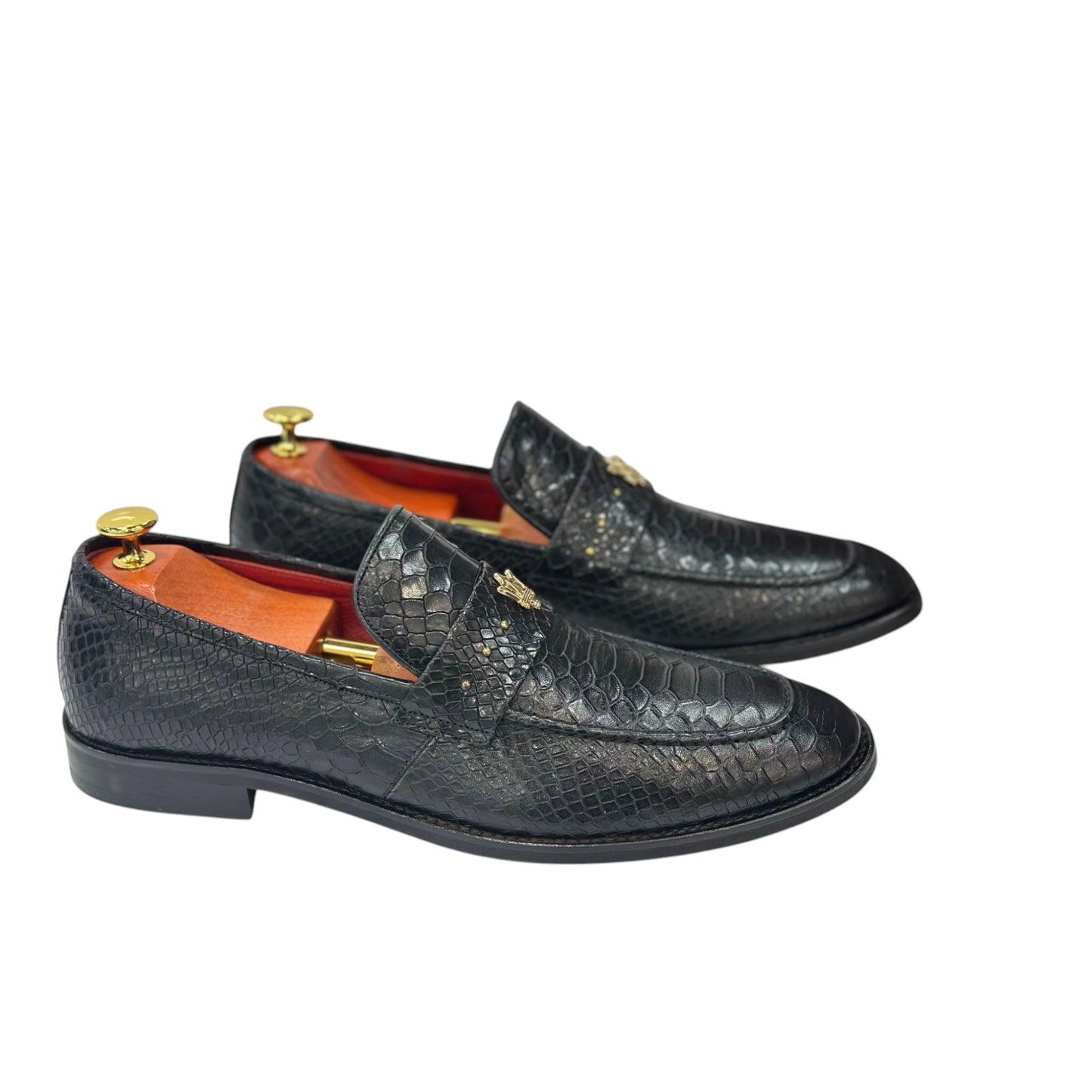 Black Istanbul Fashion by Raad Red Bottom Shoes With Maserati Logo-1997