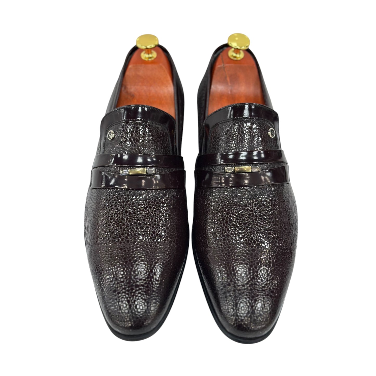 Dark Wine Burgundy Shiny Finish-Dress Shoes-120514