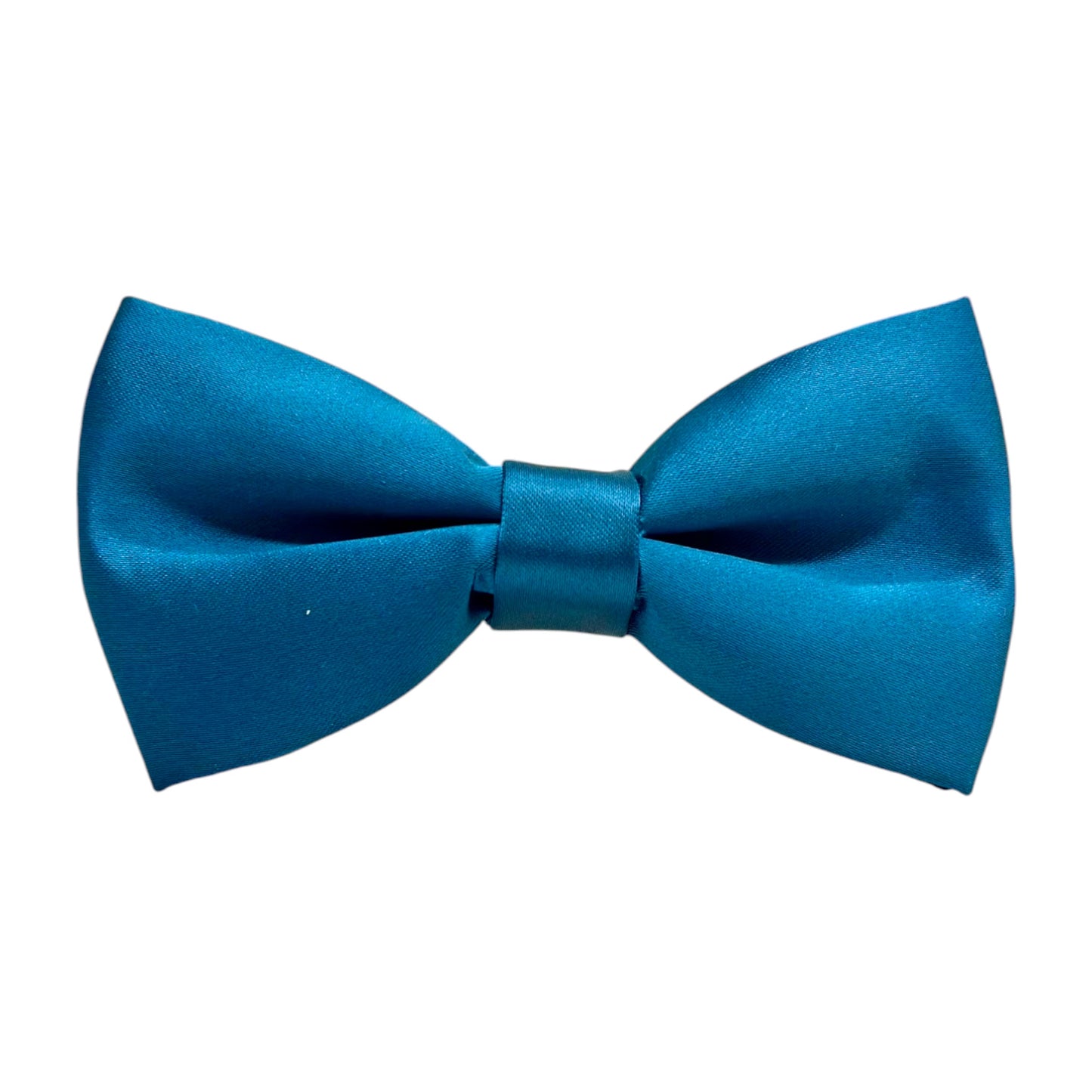 Sapphire Blue Bow Tie with Adjustable Strap  Silky