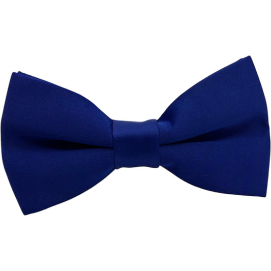 Royal Blue Satin  Tie with Adjustable Strap
