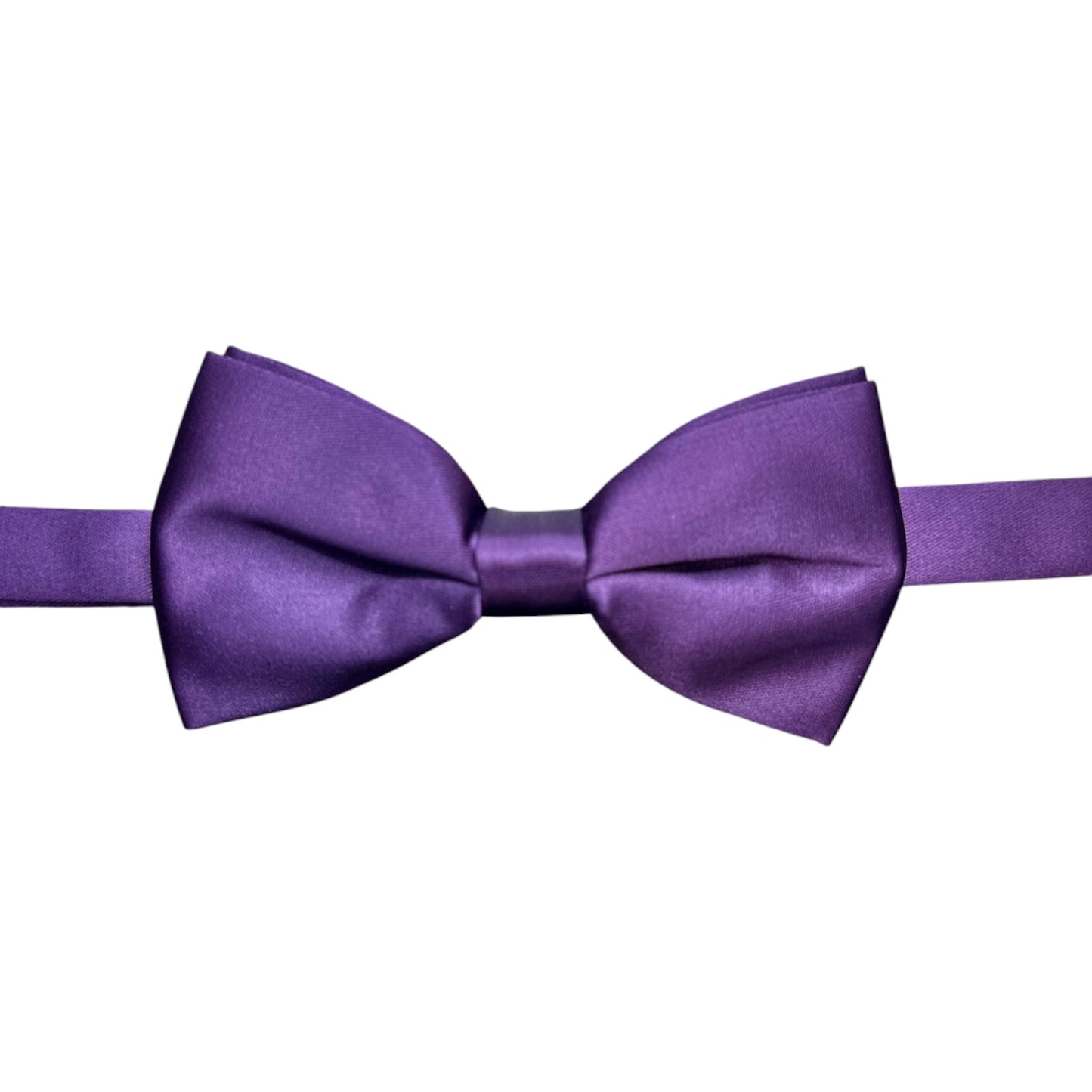 Royal Purple Satin  Tie with Adjustable Strap