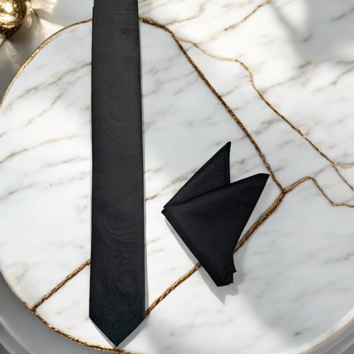 Black Pattern - Istanbul Fashion Tie - Classic Wide