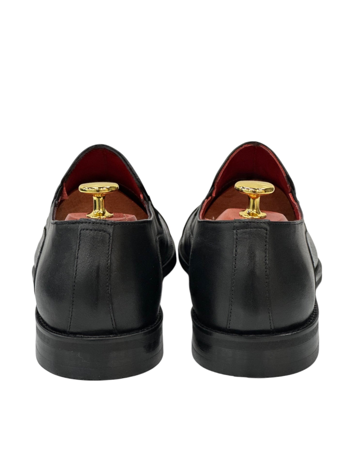 Black Istanbul Fashion by Raad Red Bottom Shoes With Combination of Mat and Glossy Finish-603