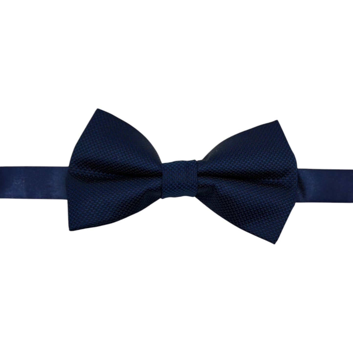 Fashionable  Navy Tie with Adjustable Strap - Reversible